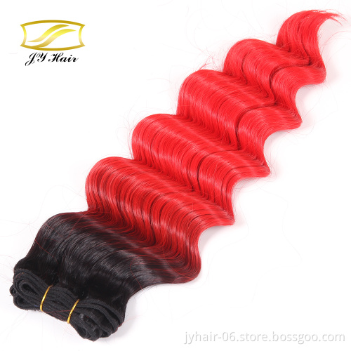 Wholesale synthetic hair extension best Top quality remy synthetic hair weave 100% natural synthetic hair bulk